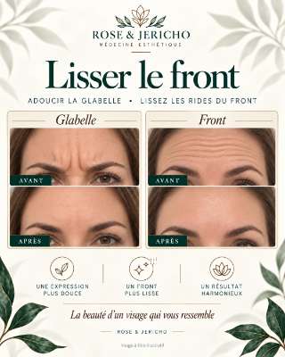 Forehead and glabella
