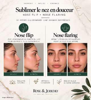 Nose flip and nose flaring